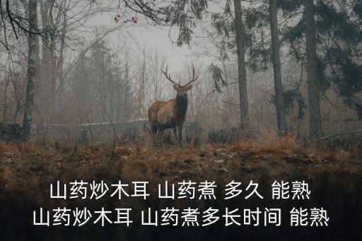 山藥炒多久能熟,山藥營(yíng)養(yǎng)極其豐富一文看懂