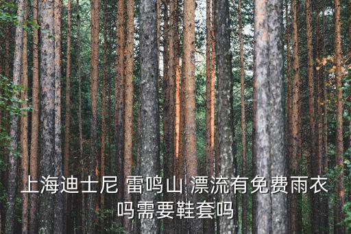 雷鳴山漂流,中國上海迪士尼樂園是世界上第六個迪斯尼主題樂園