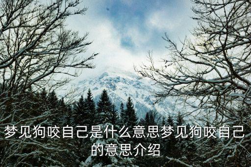 夢到狗咬自己,做夢夢見狗咬我你會遭到敵人攻擊或得重病