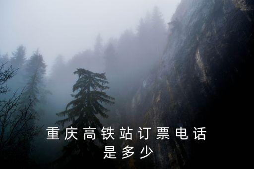重 慶 高 鐵 站 訂 票 電 話 是 多 少