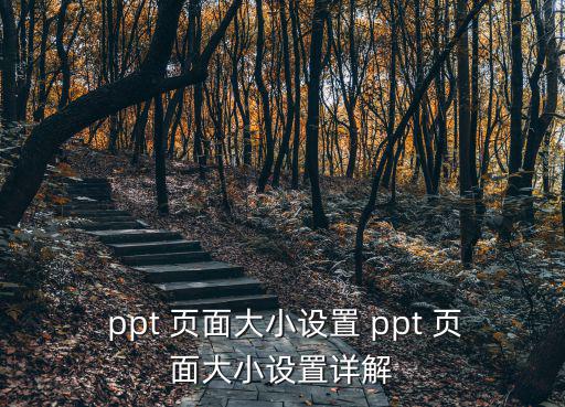  ppt 頁面大小設置 ppt 頁面大小設置詳解