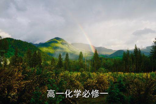 高中化學必修一，高一化學必修一