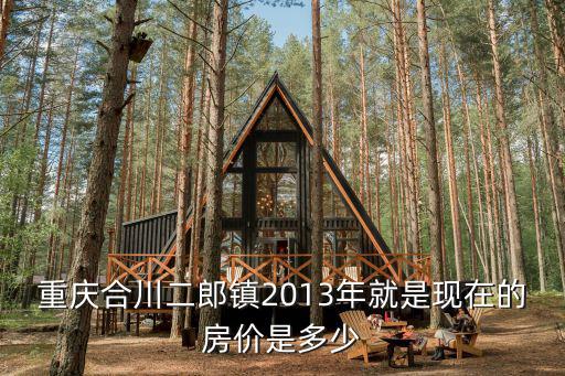 重慶合川二郎鎮2013年就是現在的房價是多少