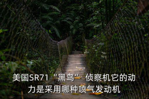美國SR71“黑鳥” 偵察機(jī)它的動(dòng)力是采用哪種噴氣發(fā)動(dòng)機(jī)