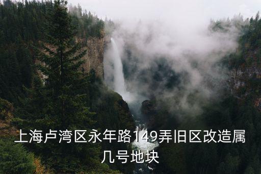 上海天安豪園二期公示，上海盧灣區(qū)永年路149弄舊區(qū)改造屬幾號地塊