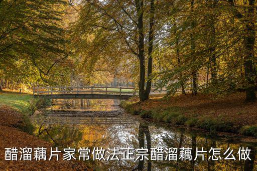 醋溜藕片家常做法正宗醋溜藕片怎么做