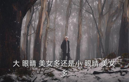 大 眼睛 美女多還是小 眼睛 美女多
