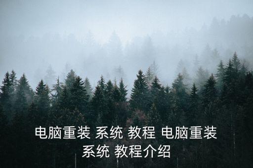  電腦重裝 系統(tǒng) 教程 電腦重裝 系統(tǒng) 教程介紹