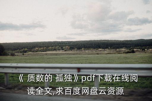 孤獨(dú)的質(zhì)數(shù),意大利物理學(xué)家小說:質(zhì)數(shù)孤獨(dú)