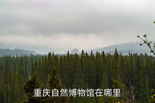 重慶自然博物館在哪里