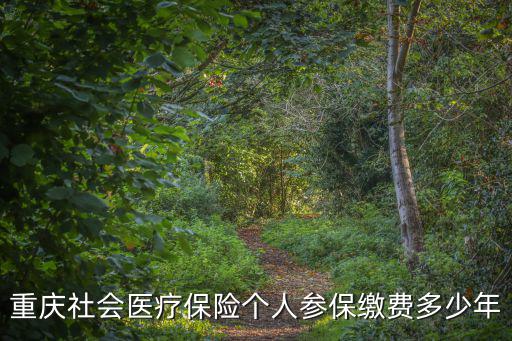 重慶社會醫(yī)療保險個人參保繳費多少年