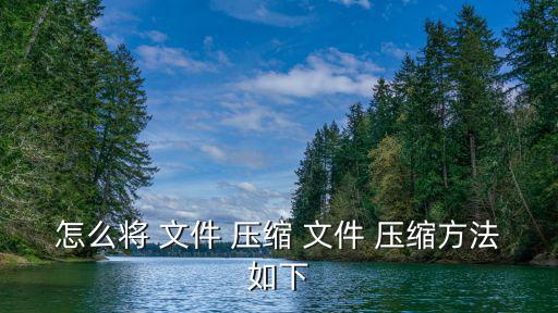 文件壓縮,如何壓縮clip?