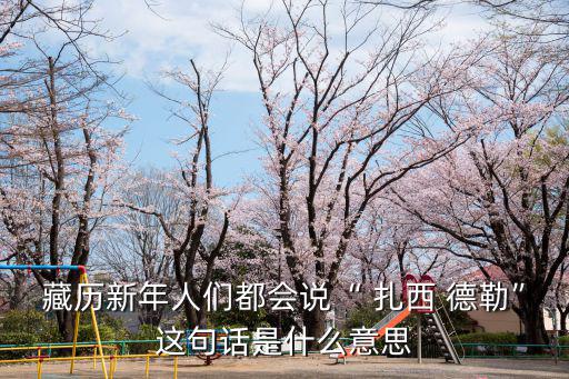 藏語扎西德勒是什么意思,扎西德勒意譯為歡迎或好運