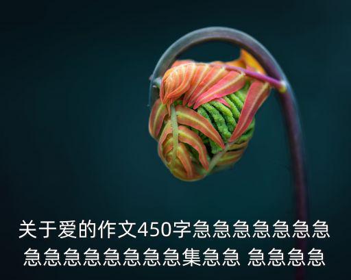 關于愛的作文450字急急急急急急急急急急急急急急急集急急 急急急急