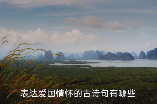 愛國之情的古詩，表達愛國情懷的古詩句有哪些