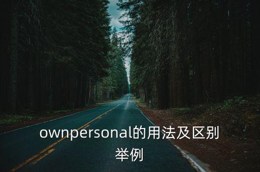 ownpersonal的用法及區別舉例