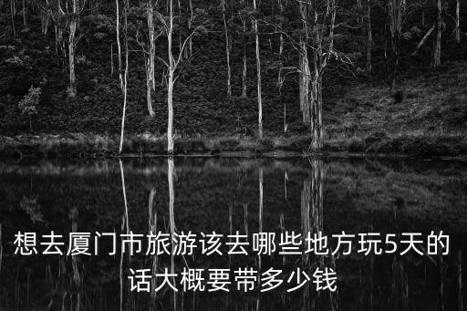 廈門5日游的最佳路線費用，我想在廈門自助游5天全程價格大概是多少