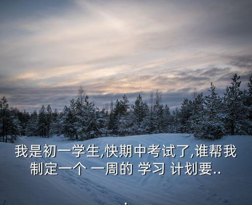 一周學習計劃,學習計劃表