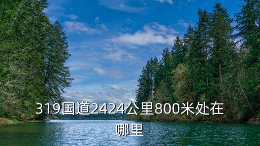 319國道2424公里800米處在哪里