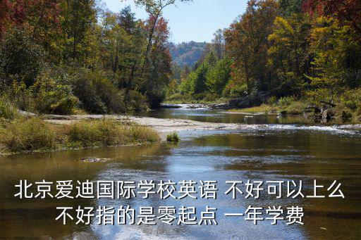 北京愛迪國際學校英語 不好可以上么不好指的是零起點 一年學費