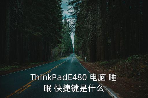 ThinkPadE480 電腦 睡眠 快捷鍵是什么