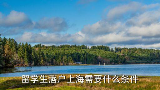 留學(xué)生落戶上海需要什么條件