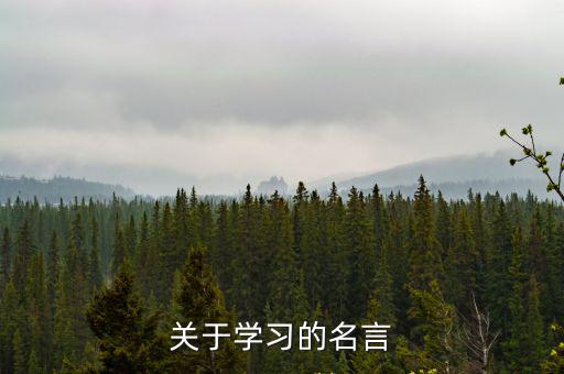 關于學習的名言