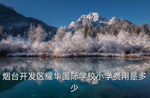 煙臺開發(fā)區(qū)耀華國際學校小學費用是多少