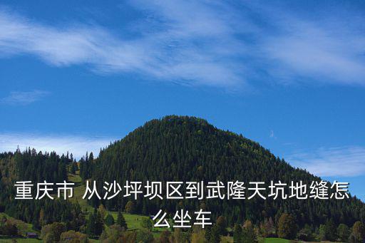 重慶市 從沙坪壩區到武隆天坑地縫怎么坐車