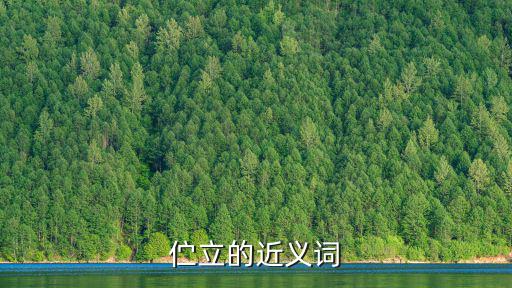 佇立的近義詞