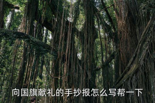 向國旗獻禮的手抄報怎么寫幫一下