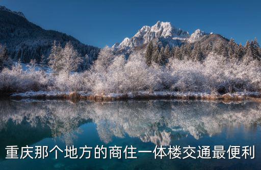 重慶那個地方的商住一體樓交通最便利