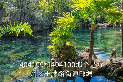 404199和404100那個是萬州區(qū)王牌路街道郵編