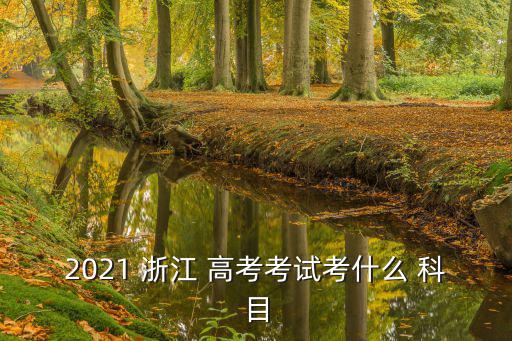 2021 浙江 高考考試考什么 科目