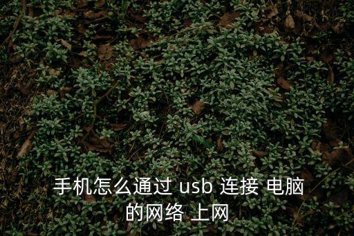 手機usb連接電腦上網,連接/12344手機和電腦方法一覽