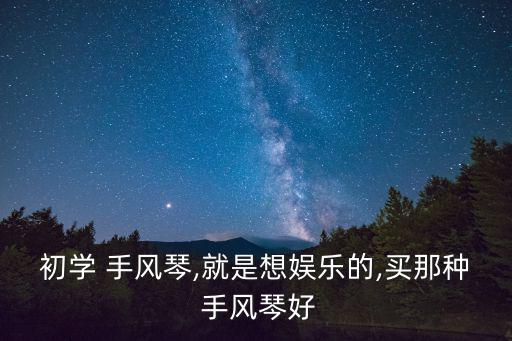 初學 手風琴,就是想娛樂的,買那種 手風琴好