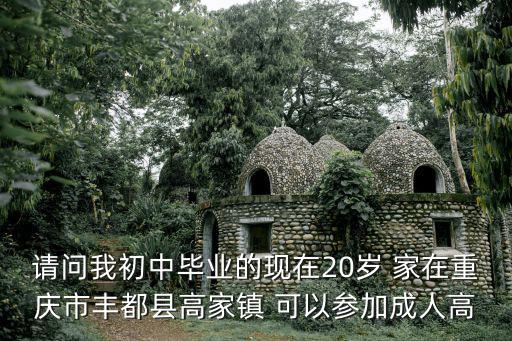 請問我初中畢業(yè)的現(xiàn)在20歲 家在重慶市豐都縣高家鎮(zhèn) 可以參加成人高