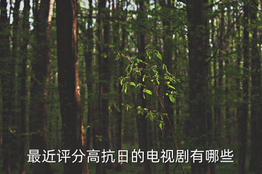 最近評分高抗日的電視劇有哪些