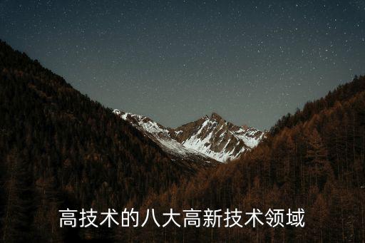 高技術(shù)的八大高新技術(shù)領(lǐng)域