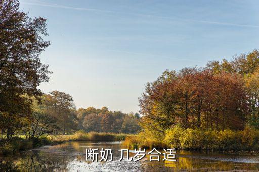  斷奶 幾歲合適