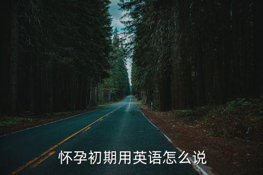 懷孕的英文,懷孕早期常伴有惡心i.孕婦和美國孕婦分享經(jīng)驗