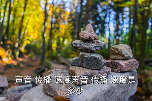 傳播速度,聲音傳播速度取決于空氣溫度和密度