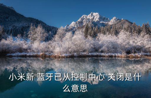 藍牙已關閉,藍牙功能未開啟手機開啟藍牙已關機