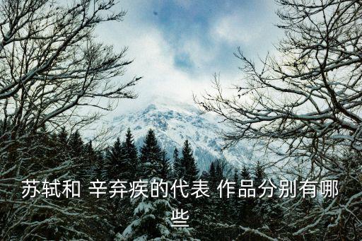 辛棄疾作品,蘇軾的詞力圖還原國家統一愛國熱情