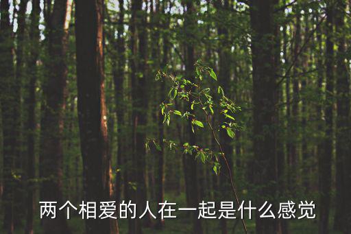 兩個人在一起,相愛無論做什么都會散發出快樂