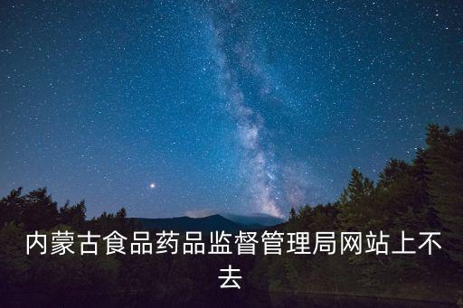  內蒙古食品藥品監督管理局網站上不去