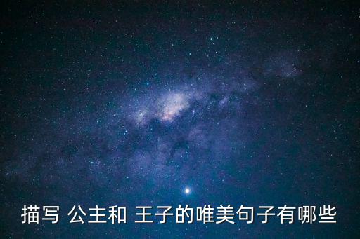 公主和王子,精靈公主和王子相遇了!