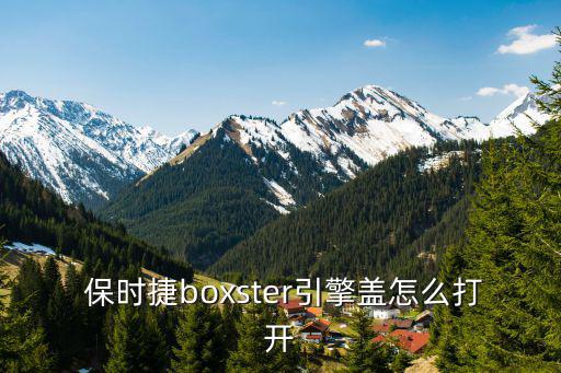 保時捷博斯特,保時捷boxster怎么開?