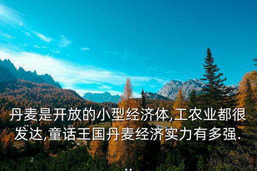 丹麥是開放的小型經濟體,工農業都很發達,童話王國丹麥經濟實力有多強...