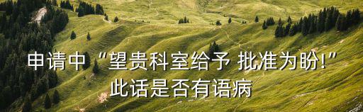 望領導批準為盼,王宇批準用法:希望得到上級批準